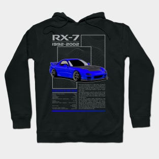 RX7 FD (blue) Hoodie